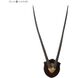 Gazelle Horns Dark Brown with Brown Dimensional Wall Art in Dark Brown and Brown