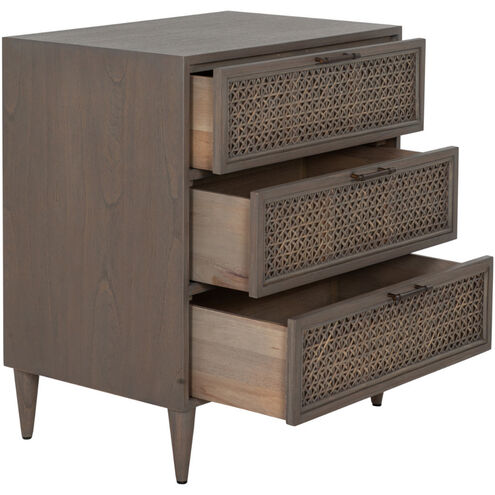 Calla Natural Grey / Brushed Natural Brown / Antique Bronze Chest