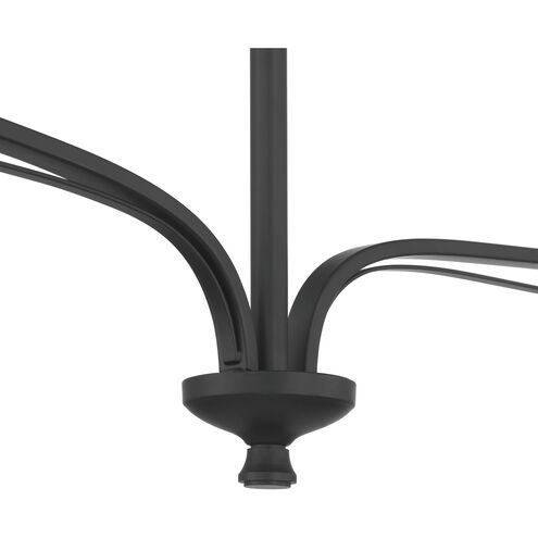 Velena 2 Light 7.5 inch Dark Matte Black Chandelier Ceiling Light