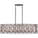 Hexly 5 Light 44 inch Bronze and Sultry Silver Island Light Ceiling Light