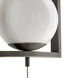 Trapeze 1 Light 8 inch Aged Bronze Sconce Wall Light, Ray Booth