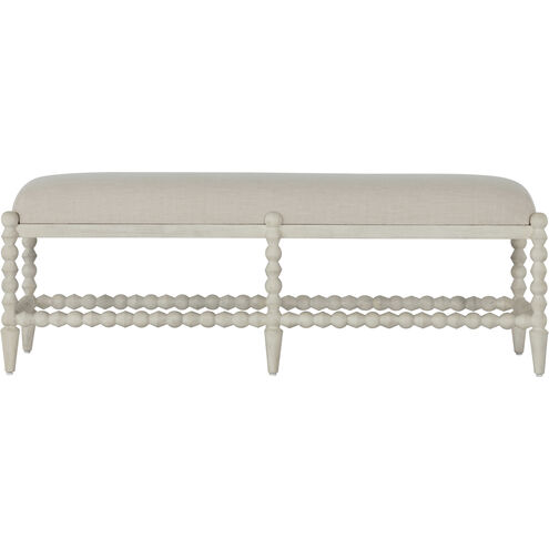 Jennifer White & Ivory Bench