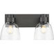 Remy Vanity Wall Light in Matte Black