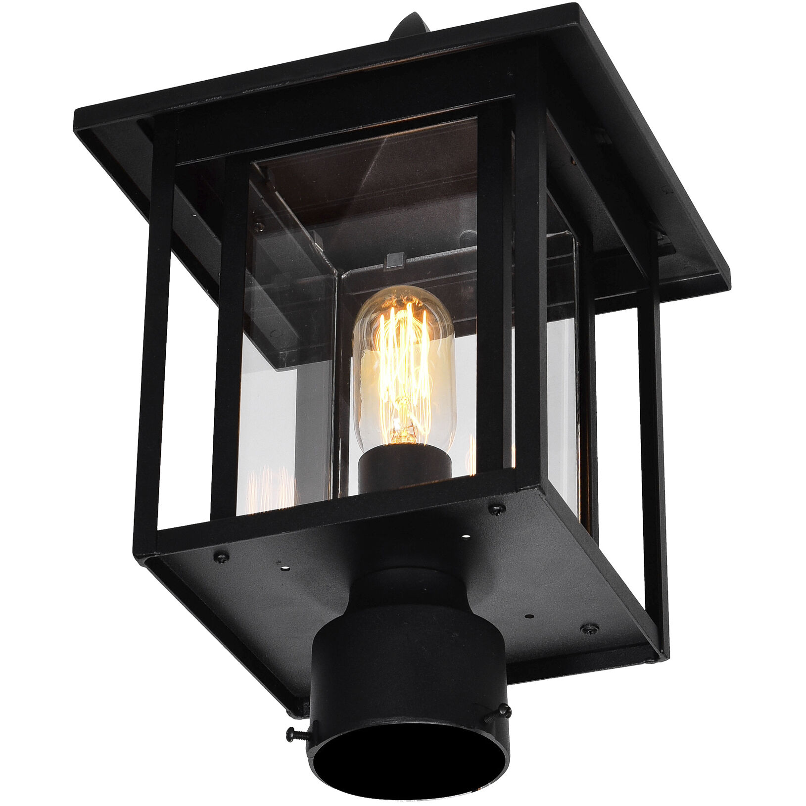 Crawford 1 Light 15.3 inch Black Outdoor Lantern Head