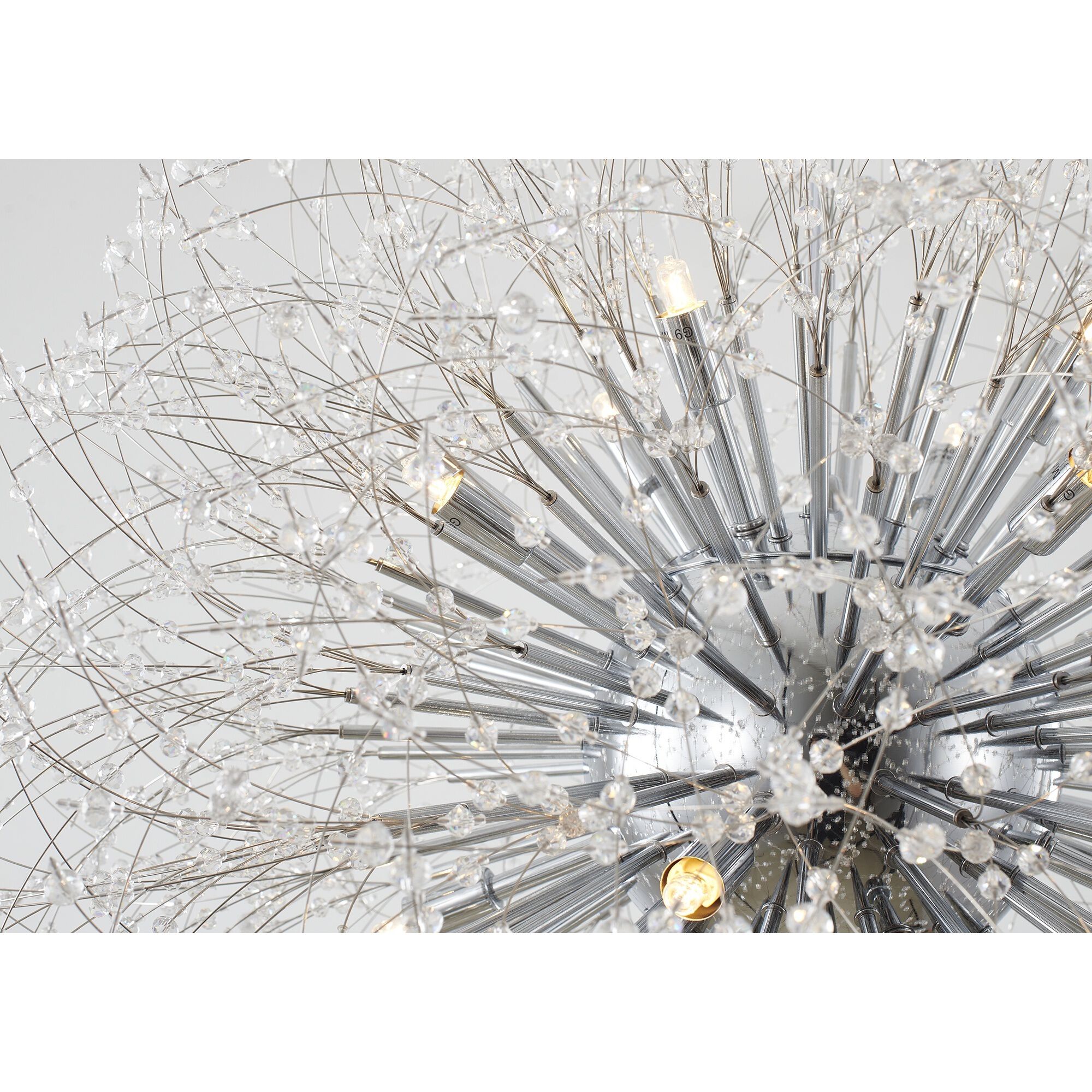 Canada 16 Light 32 inch Chrome Chandelier Ceiling Light
