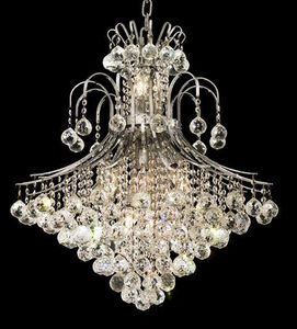 Toureg 15 Light 25 inch Chrome Dining Chandelier Ceiling Light in Royal Cut