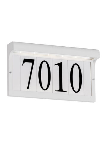 LED Address Light LED 6.88 inch White Address Light