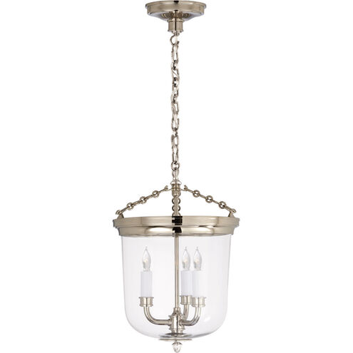 Thomas O'Brien Merchant 3 Light 11.75 inch Polished Nickel Lantern Pendant Ceiling Light