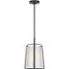 Drew & Jonathan Cortes 1 Light 10 inch Midnight Black Hanging Shade Ceiling Light, Medium