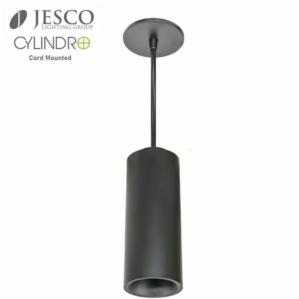 CYLINDRO LED 4.5 inch Black Indoor Pendant Ceiling Light