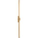 Fentress LED 36 inch Satin Brass Vanity Light Wall Light