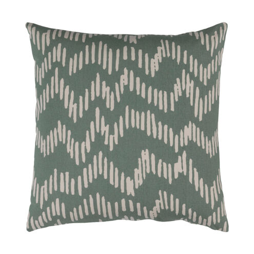 Somerset 20 X 20 inch Sage and Beige Throw Pillow