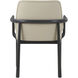 Kesden Silent Black Dining Chair, Wooden, Upholstered