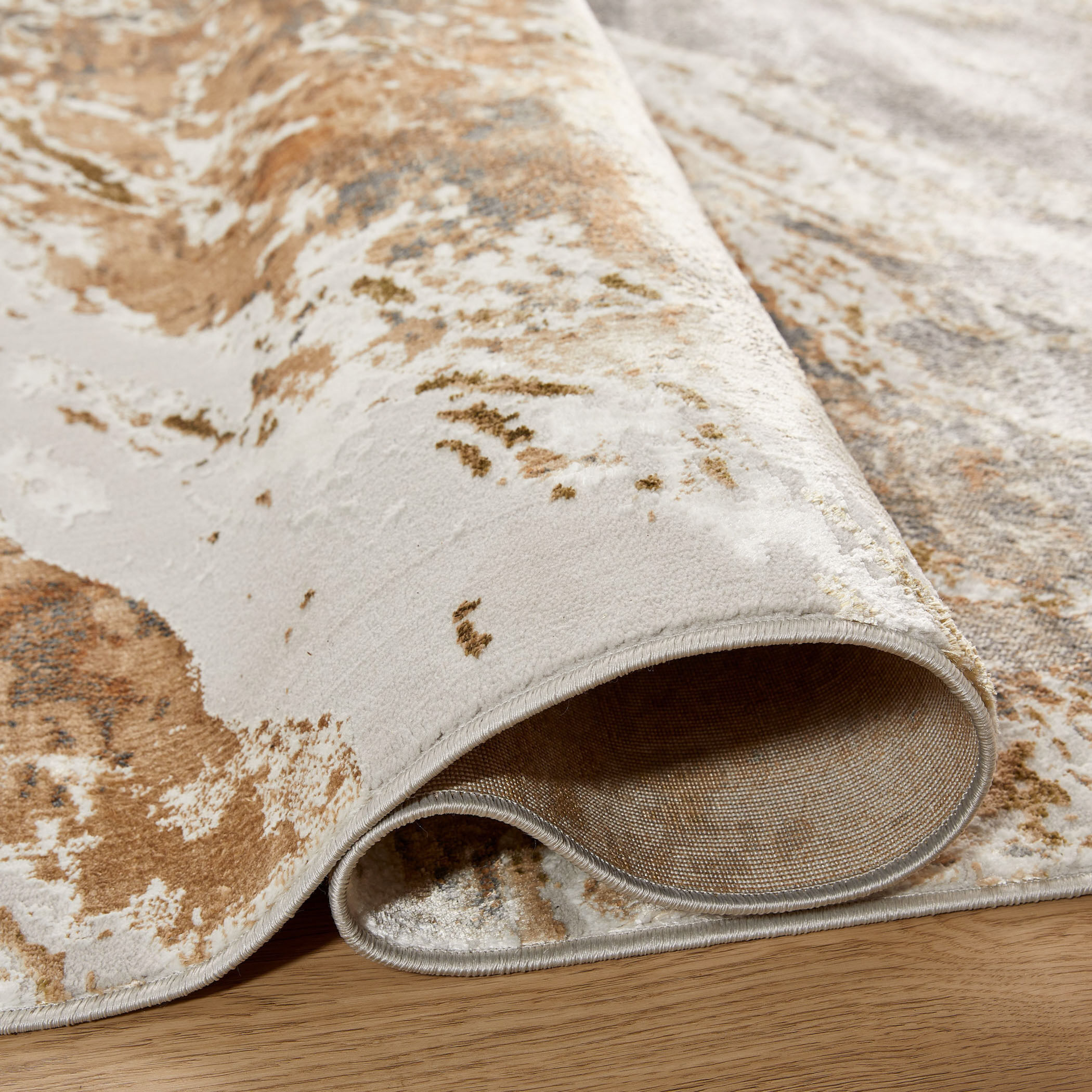 Salim 90 X 63 inch Earth Tones Rug in 5 x 7