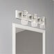 Zurich 3 Light 24 inch Brushed Nickel Vanity Sconce Wall Light