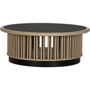 Perret 42 X 16 inch Brown and Black Cocktail Table