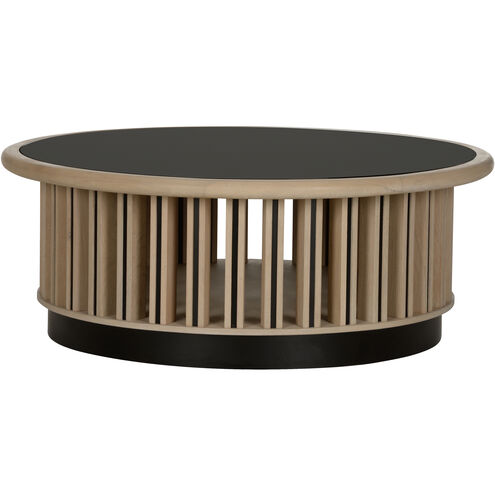 Perret 42 X 16 inch Brown and Black Cocktail Table