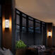 Fusion LED 14 inch Black Outdoor Wall Light, dweLED