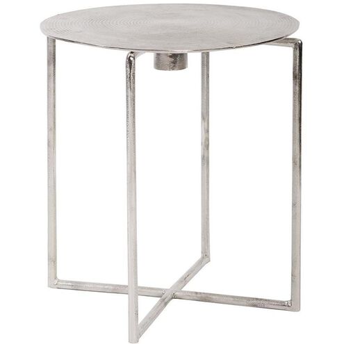 Carter 22 X 19.5 inch Silver Accent Table