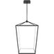 Park Ave. LED 17 inch Black Pendant Ceiling Light