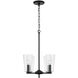 Portman 4 Light 17.5 inch Matte Black Pendant Ceiling Light