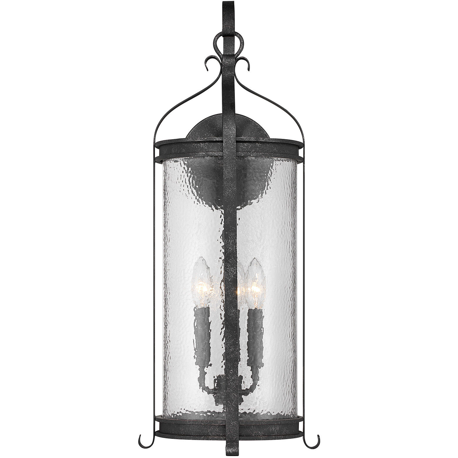 Preston 3 Light 26 inch Iron Oxide Outdoor Wall Lantern
