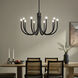 Odensa LED 40.25 inch Black Chandelier Ceiling Light