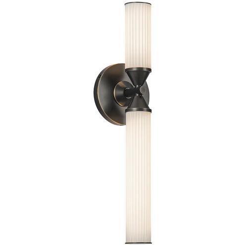 Edwin LED 2 inch Urban Bronze Bath Vanity Light Wall Light