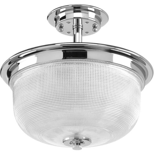 Karise 2 Light 12.38 inch Polished Chrome Semi-Flush Mount Convertible Ceiling Light