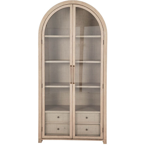 Elsa Blonde Natural / Antique Bronze Cabinet
