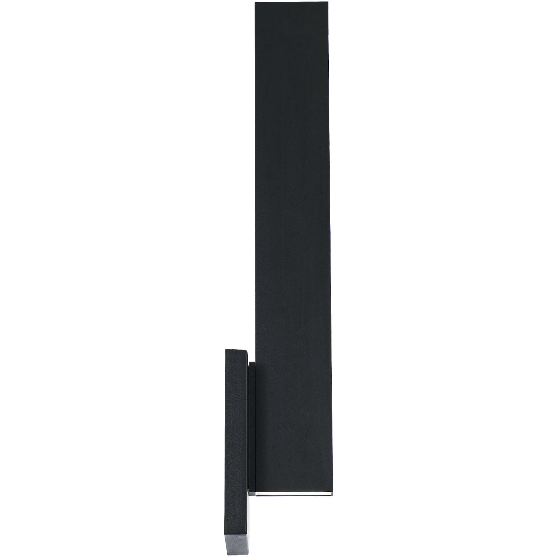Mako LED 22 inch Black Outdoor Wall Light in 3000K