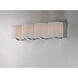 Wrap 4 Light 26.25 inch Polished Chrome Bath Vanity Wall Light