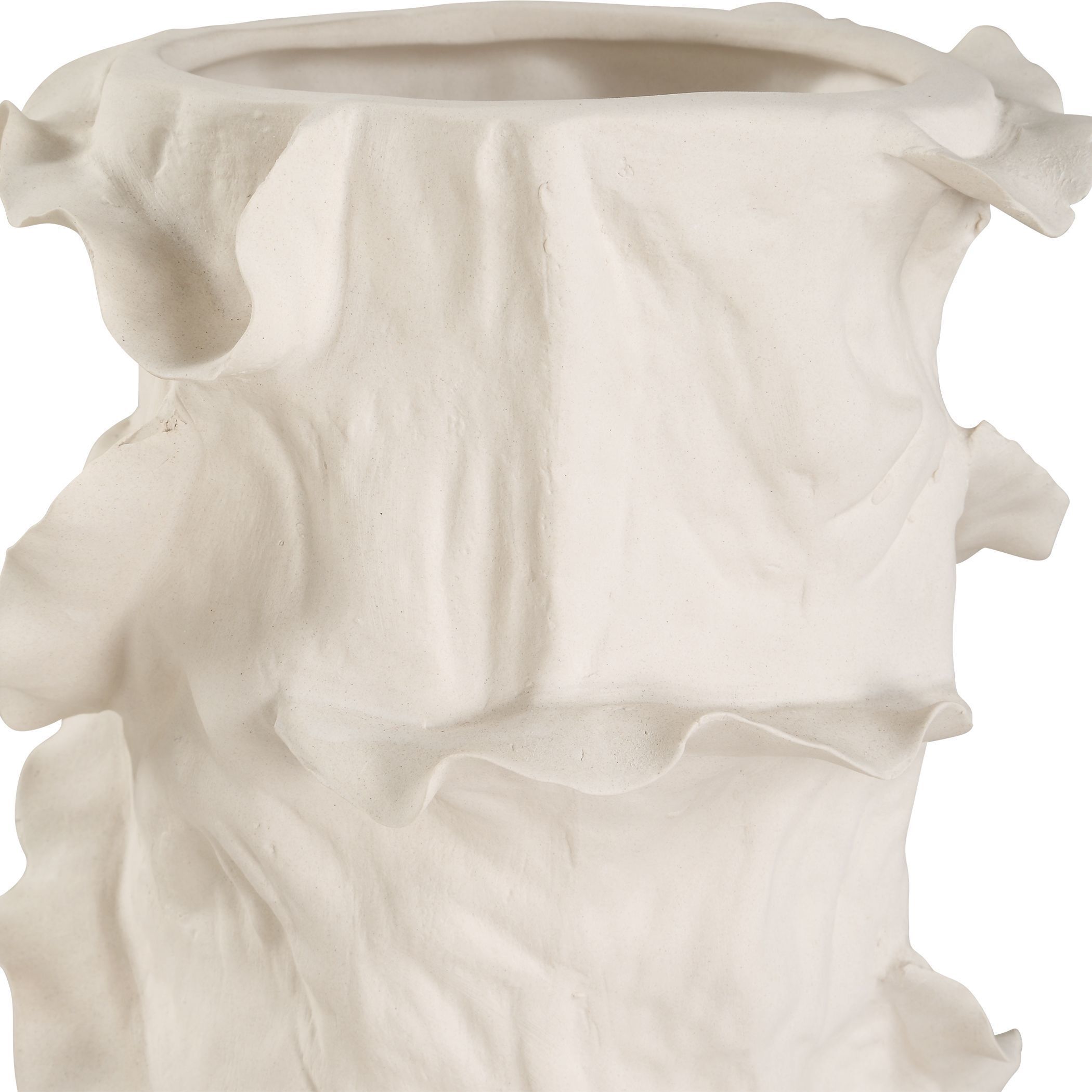 Ripple Crest 14 X 8 inch Vases, Set of 2