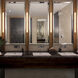 Procyon 25 inch Chrome Bathroom Vanity Light Wall Light