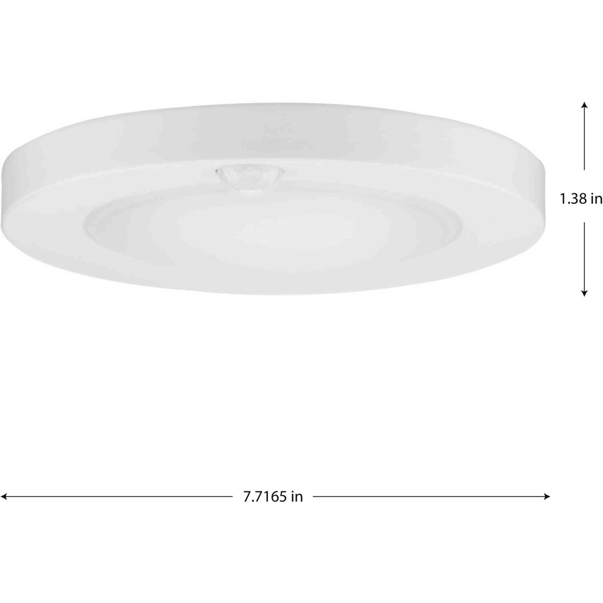Standby LED LED 7.72 inch Satin White Surface Mount Light with Motion Detection Ceiling Light, Progress LED