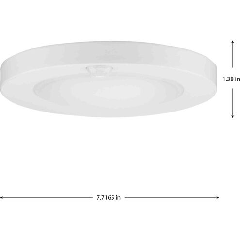 Standby LED LED 7.72 inch Satin White Surface Mount Light with Motion Detection Ceiling Light, Progress LED