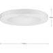 Standby LED LED 7.72 inch Satin White Surface Mount Light with Motion Detection Ceiling Light, Progress LED