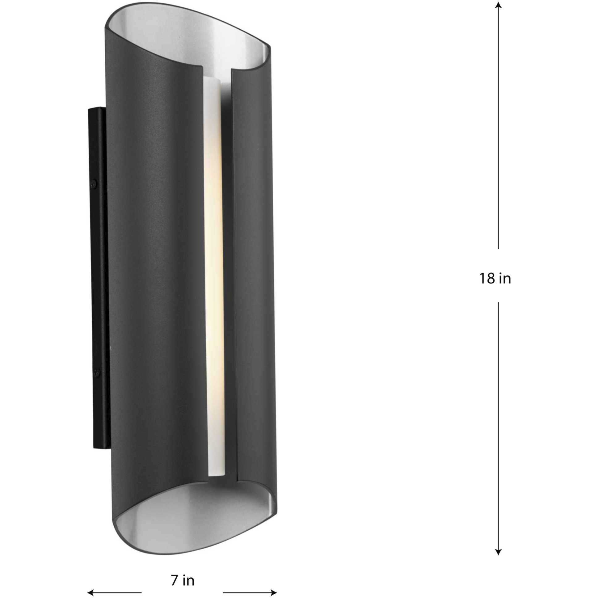 Z-2030 LED LED 18 inch Black Outdoor Wall Light, Progress LED