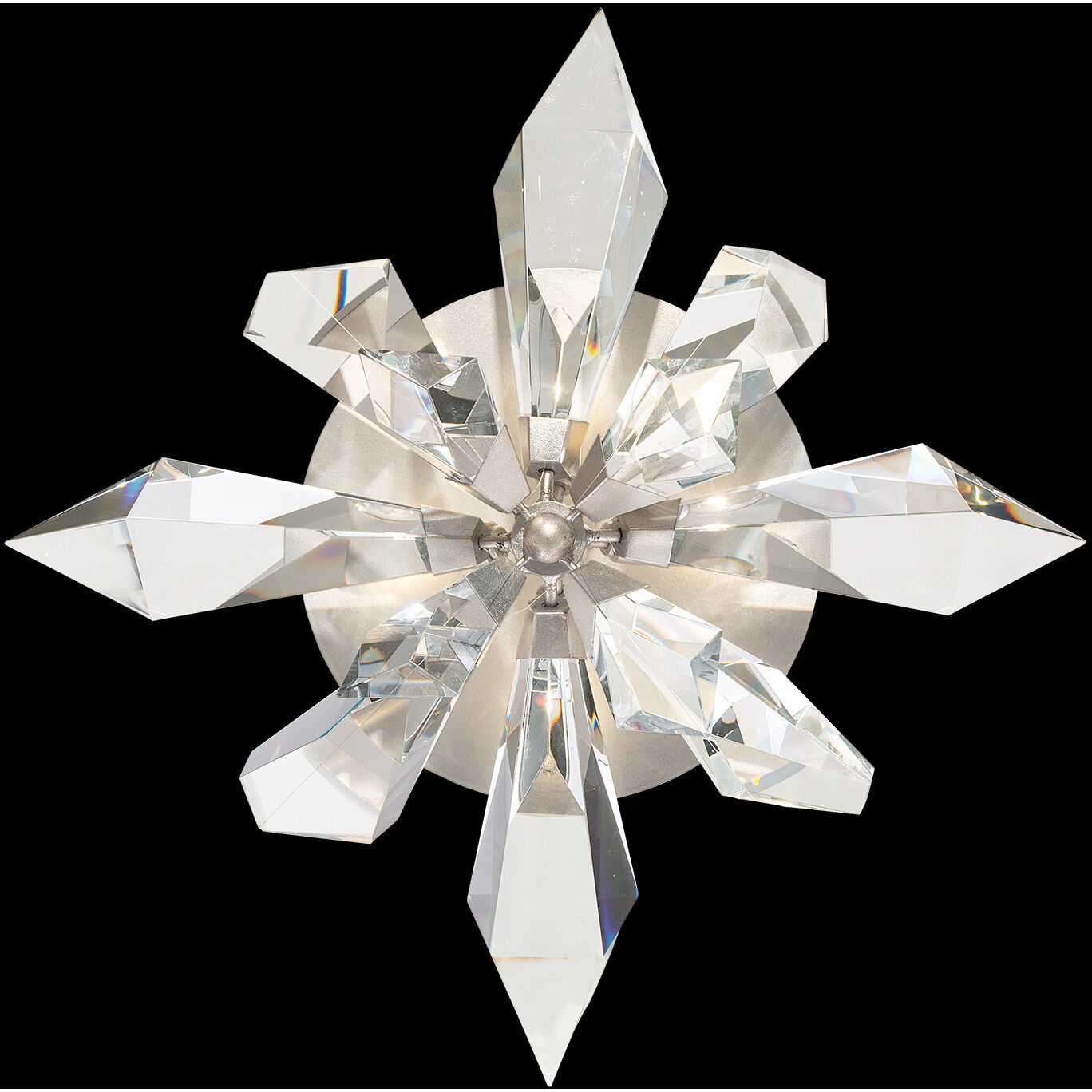 Foret 4 Light 24.25 inch Silver Flush Mount Ceiling Light