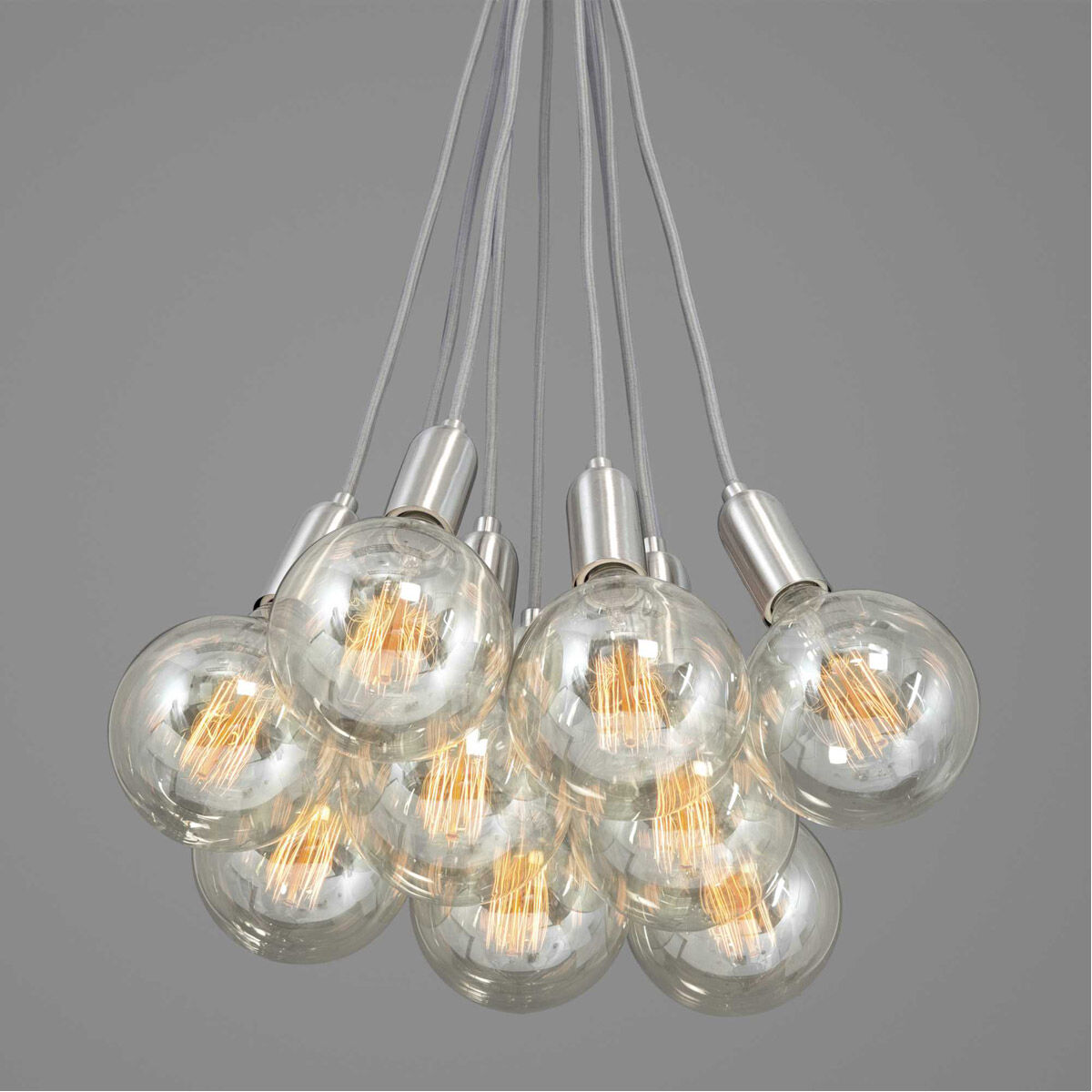 Cirro 9 Light 6.25 inch Brushed Nickel Pendant Ceiling Light