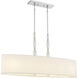 Stone 5 Light 42 inch Polished Chrome Island Light Ceiling Light