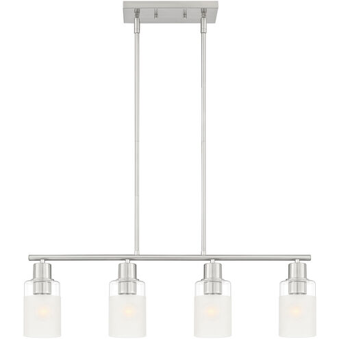 Cedar Lane 4 Light 31 inch Brushed Nickel Island Light Ceiling Light