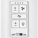 Wall Control 4 Speed DC White Fan Wall Control, DC