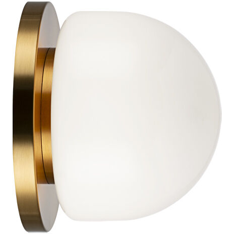 Pizzazz Wall Sconce Wall Light in Aged Gold Brass
