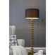 Anita 65 inch 60.00 watt Gold and Black Floor Lamp Portable Light