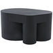 Bain 35 X 24 inch Matte Black Coffee Table