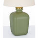 Thomas O'Brien Josy 17 inch 1.7 watt Silk Green Cordless Table Lamp Portable Light