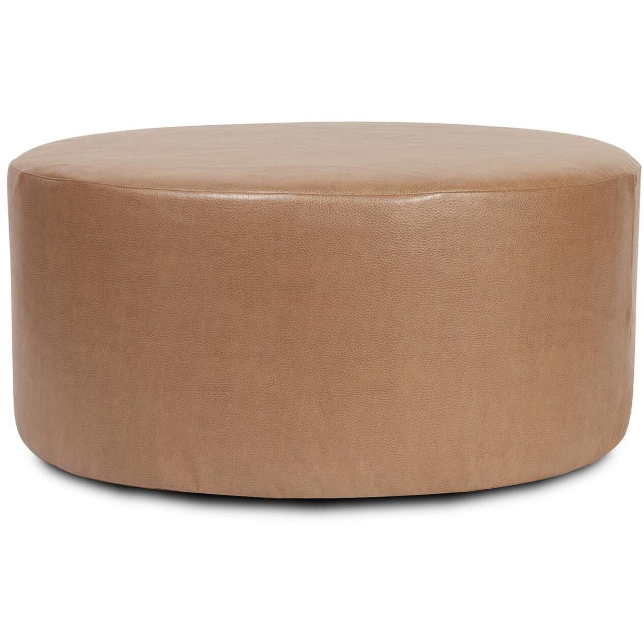 Universal 18 inch Avanti Bronze Round Ottoman with Slipcover