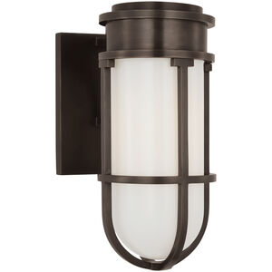 Chapman & Myers Gracie LED 4.75 inch Bronze Tall Bracketed Sconce Wall Light