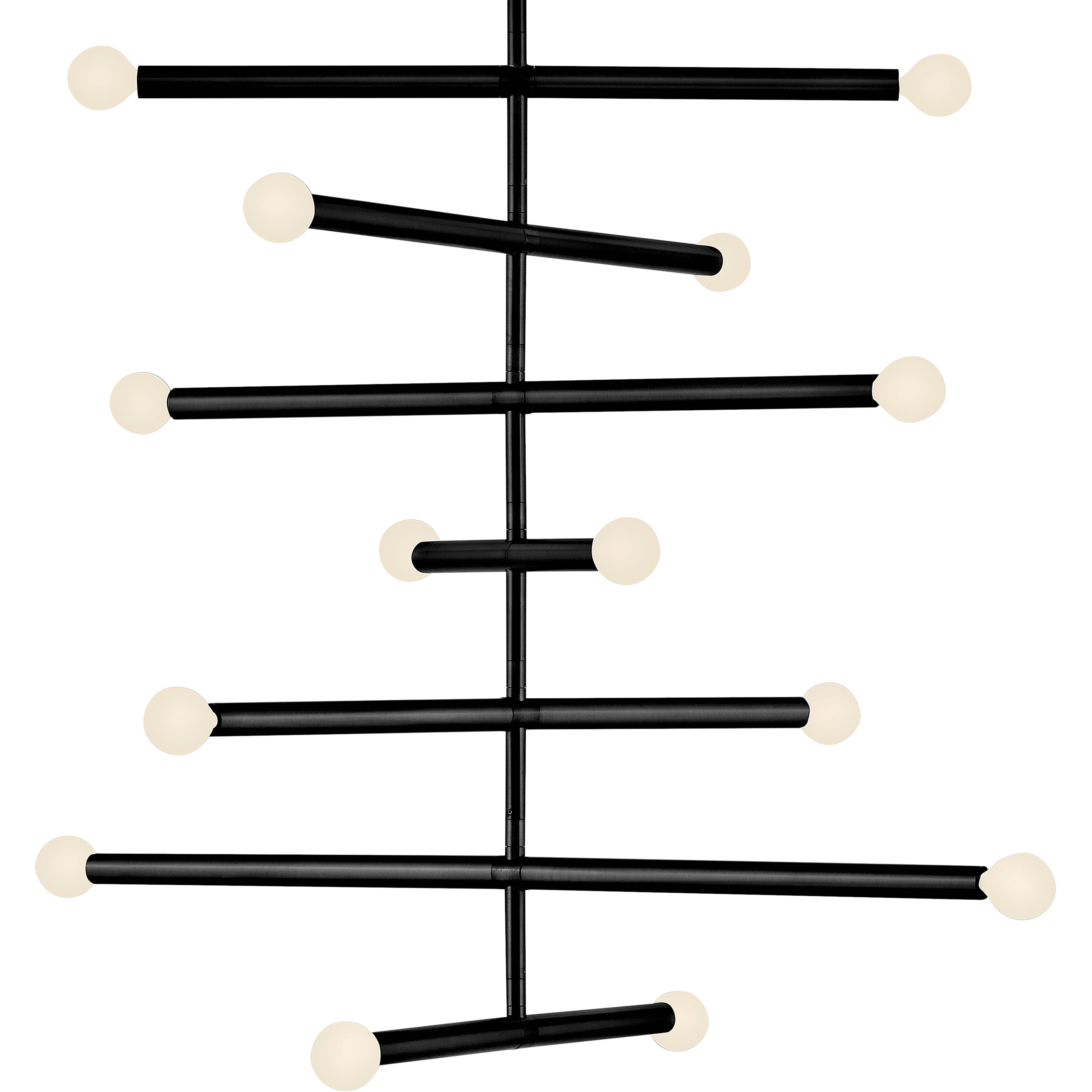 Millie 14 Light 31.5 inch Black Chandelier Ceiling Light